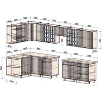 Интерлиния Берес 1.5x3.6 левая (дуб английский/бискайская сосна) Image #3