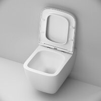 Унитаз подвесной AM.PM Gem Aquaspin C901901SC (с сиденьем) - Превью изображения №4 — Интернет-Магазин TECNO.BY