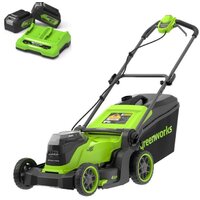 Greenworks GD24X2LM411K4 2520907UD (с 2-мя АКБ)