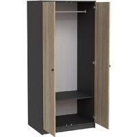 Mio Tesoro Мини 2 двери 2.07.01.030.12 (черный/сонома) Image #3