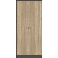 Mio Tesoro Мини 2 двери 2.07.01.030.12 (черный/сонома) Image #1