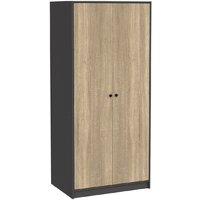 Mio Tesoro Мини 2 двери 2.07.01.030.12 (черный/сонома) Image #2