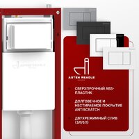 Roxen Antares в комплекте с инсталляцией Asten Readle Zentralmodul AR0601-185B с черной матовой кнопкой Image #13