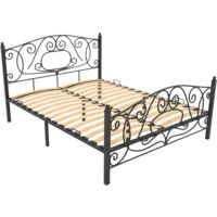 Князев Мебель Виктория 160x200 ВЯ.160.200.Ч (черный муар)