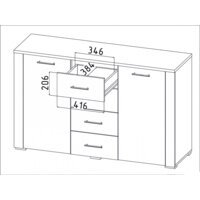 Интерлиния Коламбия КЛ-10 (дуб сонома/дуб белый) Image #2
