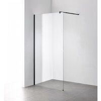 Saniteco Walk-In SN-W6TB110 (110x200, прозрачное стекло, черный профиль) Image #9