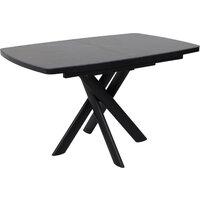 Мамадома Leonel-130 раздвижной 130-165х85 (stone black st cer/черный)