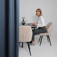 Мамадома Leonel-130 раздвижной 130-165х85 (stone black st cer/черный) Image #2