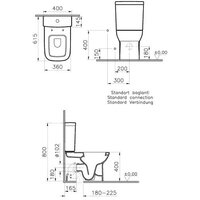 Унитаз напольный Vitra S20 5512B003-0092 - Превью изображения №3 — Интернет-Магазин TECNO.BY