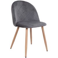 AksHome Honnor (серый велюр HLR-21/дуб)