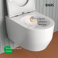 Унитаз подвесной IDDIS AIGRDSEi25 - Превью изображения №5 — Интернет-Магазин TECNO.BY