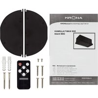 Кухонная вытяжка Krona Kamilla F MAX 600 black SGC AO КА-00009800 (черный) - Превью изображения №15 — Интернет-Магазин TECNO.BY