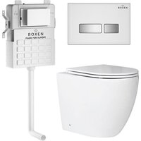 Roxen Antares в комплекте с инсталляцией Attach 5 в 1 967095 (кнопка: белый)