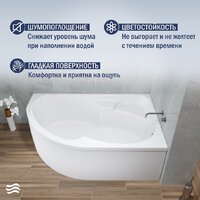 Ванна Lauter Geneva 170x105 2103170R (с каркасом и сифоном 21Y11030 хром) - Превью изображения №4 — Интернет-Магазин TECNO.BY
