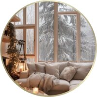 eMZe D80 с УФ-окантовкой UV.80.80.AUR (золото)