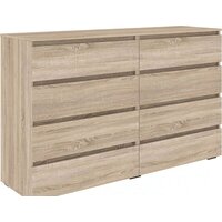 Кортекс-мебель Бари 160 8ш (дуб сонома/дуб сонома/дуб сонома)