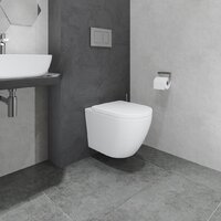 Унитаз подвесной Lauter Vortex 2110830 + TECE Kit 9400413 с кнопкой (белый) - Превью изображения №18 — Интернет-Магазин TECNO.BY