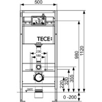 Унитаз подвесной Lauter Vortex 2110830 + TECE Kit 9400413 с кнопкой (белый) - Превью изображения №25 — Интернет-Магазин TECNO.BY