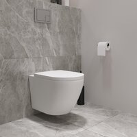 Унитаз подвесной Lauter Vortex 2110830 + TECE Kit 9400413 с кнопкой (белый) - Превью изображения №11 — Интернет-Магазин TECNO.BY