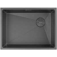 Кухонная мойка ZorG Zerox 59 U / IF Side SF Zurinox PVD Gunblack - Превью изображения №3 — Интернет-Магазин TECNO.BY