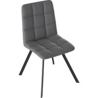 Трия Бруно паук Т2 (черный муар матовый/кожзам серый)