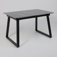 Lepremo AV 1208 HPL+МДФ раздвижной 1200-1600x800 (черный тунис/черный) Image #2