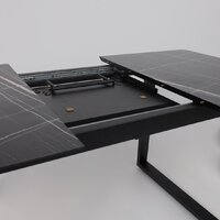 Lepremo AV 1208 HPL+МДФ раздвижной 1200-1600x800 (черный тунис/черный) Image #14