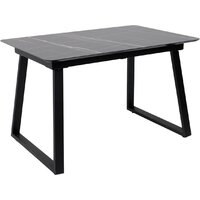 Lepremo AV 1208 HPL+МДФ раздвижной 1200-1600x800 (черный тунис/черный) Image #1