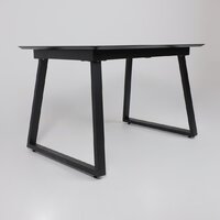 Lepremo AV 1208 HPL+МДФ раздвижной 1200-1600x800 (черный тунис/черный) Image #4