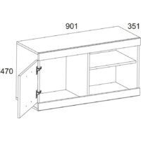 Anrex Oskar 1D2N Дуб Санремо Image #3