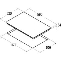 Варочная панель Schtoff IT4603 White - Превью изображения №2 — Интернет-Магазин TECNO.BY