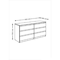 Mio Tesoro Мальта 6 ящиков 160x76 2.05.02.060.1 (белый) Image #5