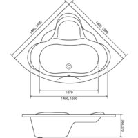 Lauter Riviera 150x150 21050150 (с каркасом и лицевым экраном) Image #10