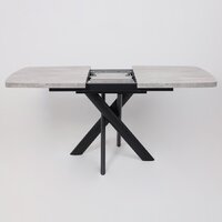 Мамадома Leonel-130 раздвижной 130-165х85 (серый сланец/черный) Image #18