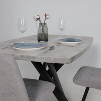 Мамадома Leonel-130 раздвижной 130-165х85 (серый сланец/черный) Image #5