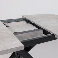 Мамадома Leonel-130 раздвижной 130-165х85 (серый сланец/черный) Image #13