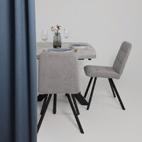 Мамадома Leonel-130 раздвижной 130-165х85 (серый сланец/черный) Image #3