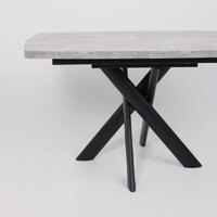 Мамадома Leonel-130 раздвижной 130-165х85 (серый сланец/черный) Image #10