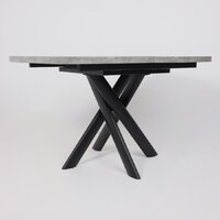 Мамадома Leonel-130 раздвижной 130-165х85 (серый сланец/черный) Image #8