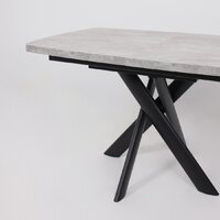 Мамадома Leonel-130 раздвижной 130-165х85 (серый сланец/черный) Image #12