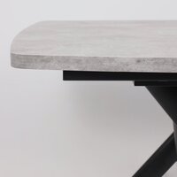 Мамадома Leonel-130 раздвижной 130-165х85 (серый сланец/черный) Image #11