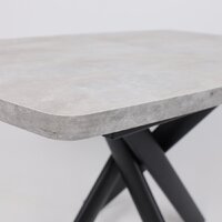 Мамадома Leonel-130 раздвижной 130-165х85 (серый сланец/черный) Image #9