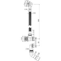 Ванна Lauter Versailles 150x75 21070050 (с каркасом, лицевым экраном и сифоном 21Y31001 матовый черный) - Превью изображения №16 — Интернет-Магазин TECNO.BY