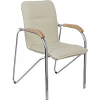 AksHome Samba (Pegasso крем/подлокотники дерево светлое)