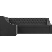 Лига диванов Мерлин левый 109428L (велюр, серый) Image #2