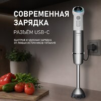 Погружной блендер Weissgauff WHB 341 PTW CordLess Titan - Превью изображения №15 — Интернет-Магазин TECNO.BY