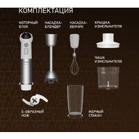 Погружной блендер Weissgauff WHB 341 PTW CordLess Titan - Превью изображения №17 — Интернет-Магазин TECNO.BY