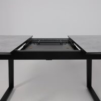 Lepremo AV 1208 HPL+МДФ раздвижной 1200-1600x800 (мрамор марквина синий/черный) Image #15