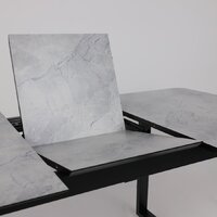 Lepremo AV 1208 HPL+МДФ раздвижной 1200-1600x800 (мрамор марквина синий/черный) Image #17