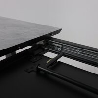 Lepremo AV 1208 HPL+МДФ раздвижной 1200-1600x800 (мрамор марквина синий/черный) Image #16